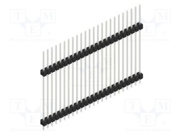Connector: pin strips; pin header; male; PIN: 24; 2.54mm; THT; 1x24