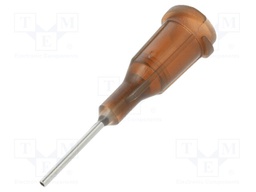 Needle: steel; 0.5"; Size: 19; straight; 0.7mm; Mounting: Luer Lock