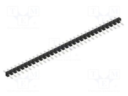 Connector: pin strips; pin header; male; PIN: 31; 2.54mm; SMT; 1x31
