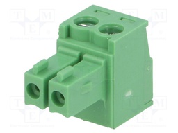 Pluggable terminal block; 3.5mm; ways: 2; straight; plug; female