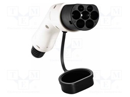 EMobility: plug; single-phase; Type 2 male; 32A; white