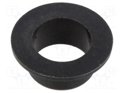 Bearing: sleeve bearing; with flange; Øout: 12mm; Øint: 10mm; L: 7mm