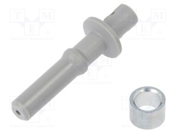 Connector: fiber optic; plug; HFBR-4501,simplex; for cable