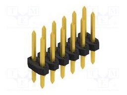 Connector: pin strips; pin header; male; PIN: 12; 2mm; THT; 2x6; 100V