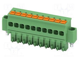PCB connector, nominal cross section: 1.5 mm2, color: green,