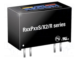 Converter: DC/DC; 1W; Uin: 10.8÷13.2V; Uout: 5VDC; Iout: 200mA; SIP7