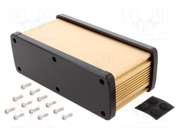 Enclosure: multipurpose; X: 177.6mm; Y: 89mm; Z: 61.1mm; aluminium