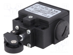 Limit switch; lever R 27mm, plastic roller Ø22mm; NO + NC; 10A