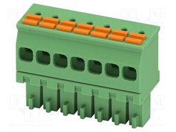 PCB connector, nominal cross section: 1.5 mm2, color: green,