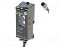 Sensor: photoelectric; Range: 2m; NPN; diffuse-reflective