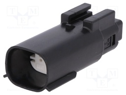 Connector: automotive; MX150L; plug; male; 16AWG÷14AWG; PIN: 2; IP67