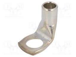 Ring tube terminal; M14; 35÷50mm2; crimped; for cable; angled 90°