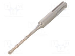 Drill bit; for concrete; Ø: 4mm; L: 110mm; Working part len: 50mm