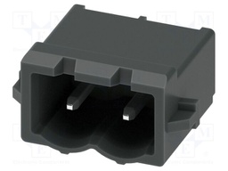 PCB headers, nominal cross section: 2.5 mm?, color: black, n