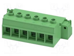 PCB connector, nominal cross section: 35 mm?, color: green,