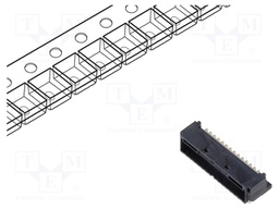 Connector: wire-board; DF51K; horizontal; male; on PCBs; socket