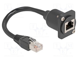Extender Ethernet; U/FTP; Cat: 5e; RJ45 socket,RJ45 plug; 0.2m