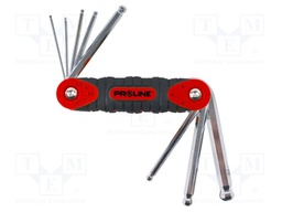 Wrench-set; hex key,spherical; 8pcs.