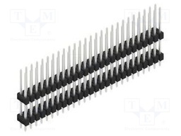 Connector: pin strips; pin header; male; PIN: 52; 2.54mm; THT; 2x26