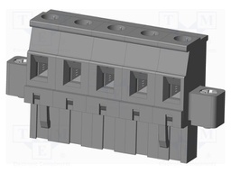 Connector: pluggable terminal block; plug; female; angled 90°