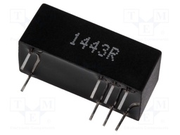 Converter: DC/DC; 1W; Uin: 43.2÷52.8V; 9VDC; Iout: 111.11mA; 3.1g