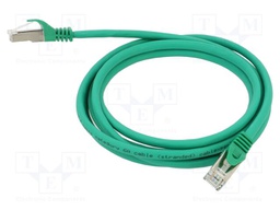 Patch cord; RJ45 plug,both sides; S/FTP; 6a; stranded; Cu; LSZH