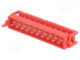 Plug; Micro-MaTch; male; PIN: 20; IDC; for ribbon cable; 1.27mm