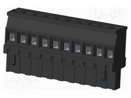 Connector: pluggable terminal block; plug; female; angled 90°