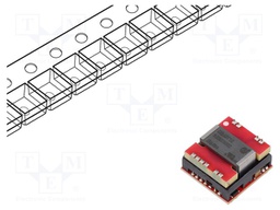 Converter: DC/DC; 3W; Uin: 9÷18V; Uout: 15VDC; Uout2: -10VDC; 100kHz