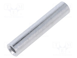 Tip: butt splice; aluminum; 50mm2; tinned; crimped; for cable