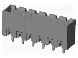 Connector: pluggable terminal block; socket; male; on PCBs