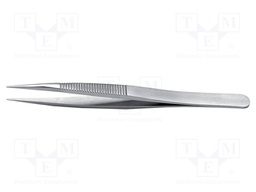 Tweezers; 120mm; for precision works; Blade tip shape: sharp