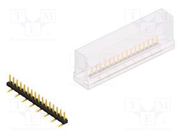 Connector: pin strips; pin header; male; PIN: 16; 2mm; SMT; 1x16