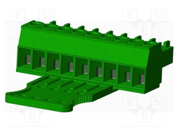 Connector: pluggable terminal block; plug; female; straight; 300V