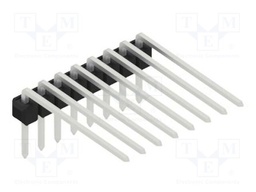 Connector: pin strips; pin header; male; PIN: 8; 2.54mm; THT; 1x8