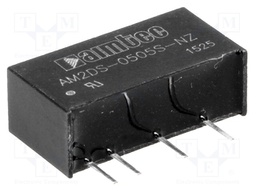 Converter: DC/DC; 2W; Uin: 4.5÷5.5V; 5VDC; Iout: 400mA; SIP7; 2.4g