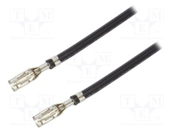 Contact; female; 16AWG; SABRE; tinned; Contacts ph: 7.5mm; Len: 0.3m