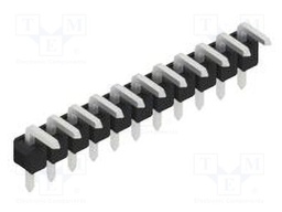 Connector: pin strips; pin header; male; PIN: 11; 2.54mm; THT; 1x11