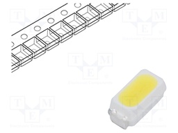 LED; SMD; 3014,PLCC2; white cold; 7÷11lm; 4650-5550K; 80; 120°; 20mA