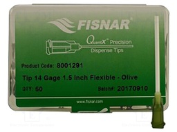 Needle: plastic flexible; 1.5"; Size: 14; straight; 1.6mm