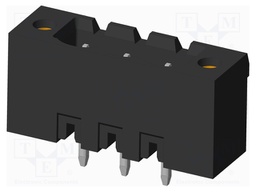Connector: pluggable terminal block; socket; male; on PCBs
