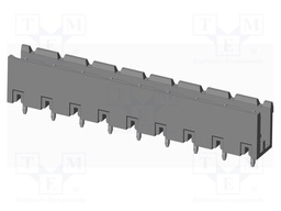 Connector: pluggable terminal block; socket; male; on PCBs