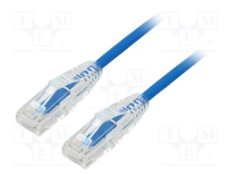 Patch cord; Cat: 6; RJ45 plug,both sides; 3m; PVC; -20÷70°C; PFM972