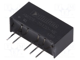 Converter: DC/DC; 2W; Uin: 4.5÷5.5V; Uout: 12VDC; Uout2: -12VDC; SIP7