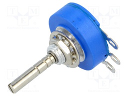 Potentiometer: shaft; single turn; 5kΩ; 2W; ±10%; 3.18mm; linear