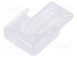 Clip; Colour: transparent; Application: for enclosures; Y: 68mm