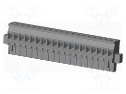 Connector: pluggable terminal block; plug; female; angled 90°