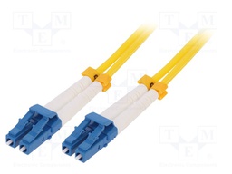 Connector: fiber optic; patchcord; single mode duplex (SM); male