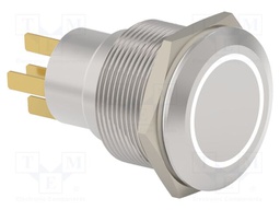 Switch: vandal resistant; Pos: 2; SPST; IP67; OFF-(ON); Illumin: LED