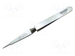 Tweezers; 120mm; for precision works; Blades: straight,elongated